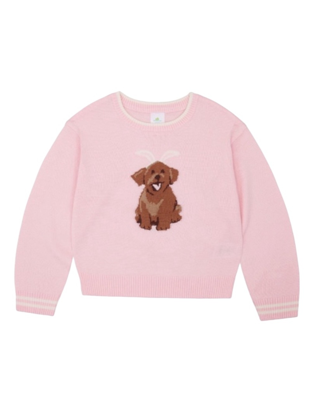 Girls 6/7 Pink Easter Sweater